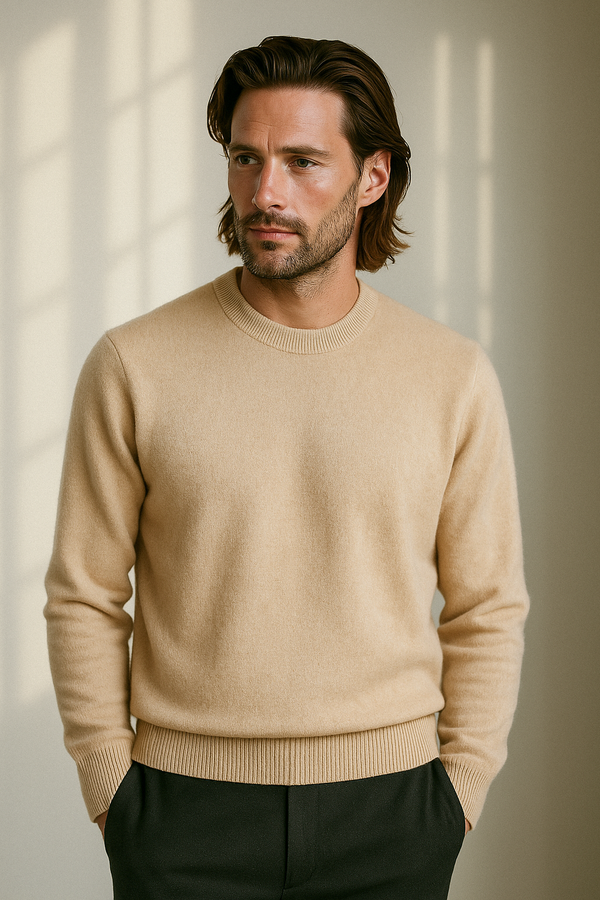 Pull Cachemire Beige