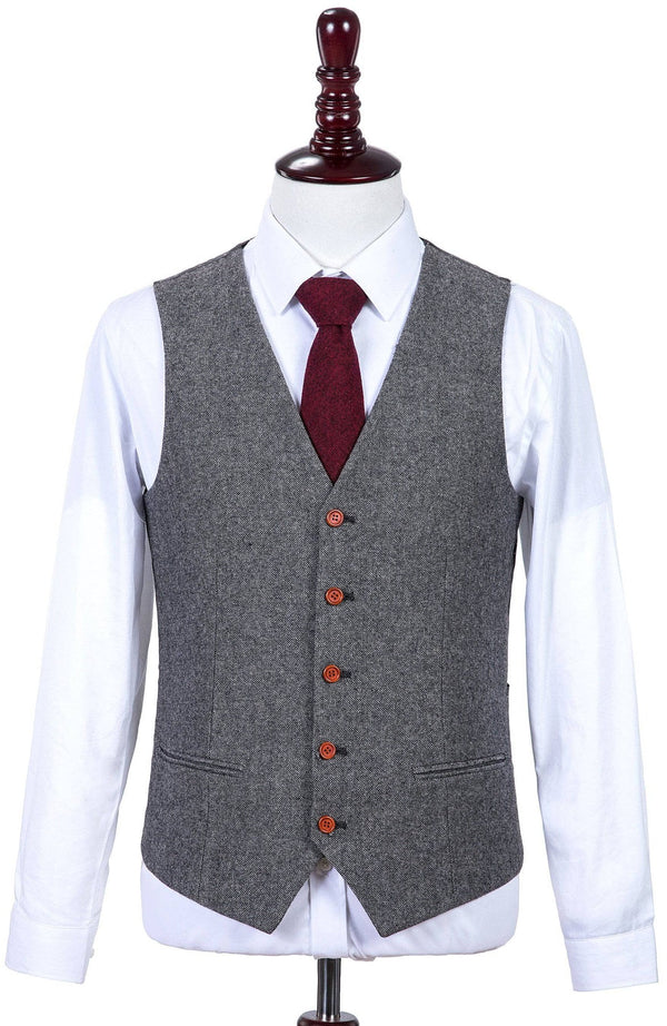 Costume Tweed Barleycorn Gris - Stratos