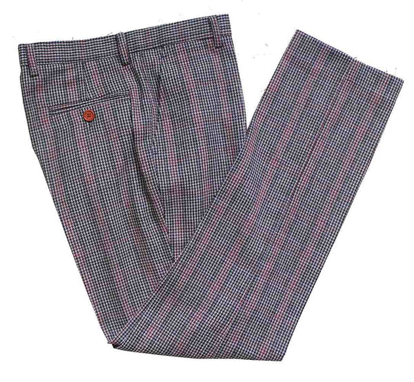 Costume 3P Tweed Pied de Poule Brun - Stratos