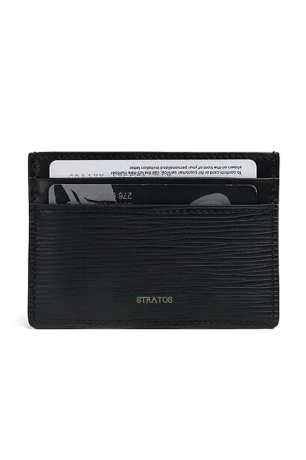 Porte Cartes Épi Noir - Stratos