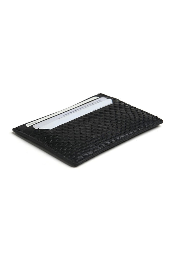 Porte Cartes Python Noir - Stratos