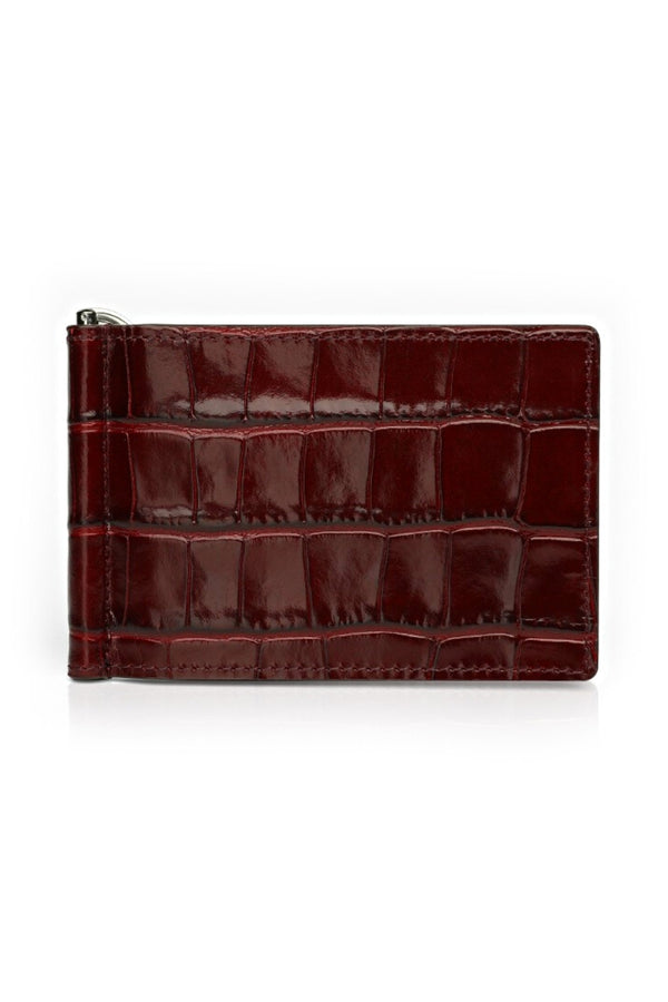 Portefeuille à Pince Bordeaux - Stratos