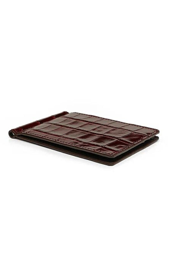 Portefeuille à Pince Bordeaux - Stratos