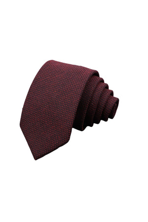 Cravate Coton Bordeaux - Stratos