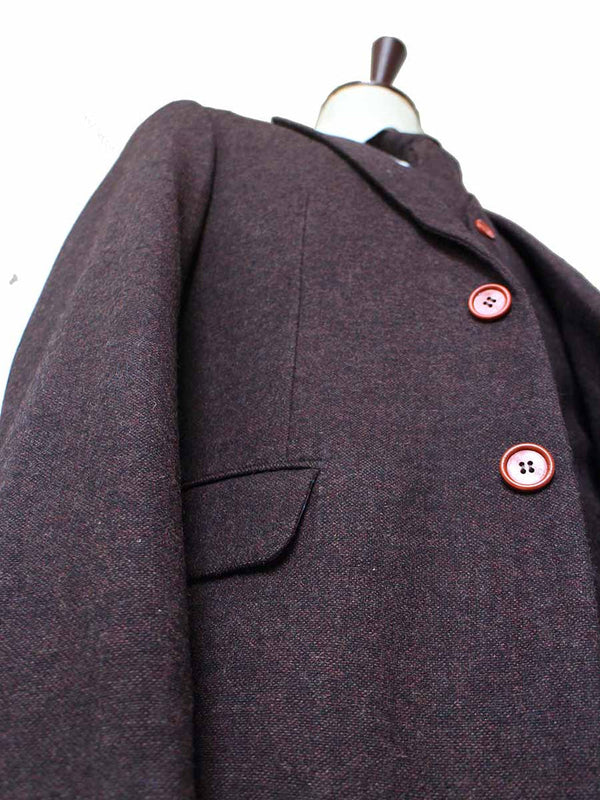 Costume 3P Tweed Barleycorn Marron - Stratos
