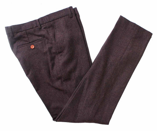 Costume 3P Tweed Barleycorn Marron - Stratos